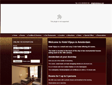 Tablet Screenshot of hotelvijaya.com